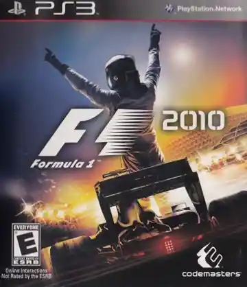 F1 2010 (USA) (En,Fr,De,Es,It) (v1.01) (Disc) (Update) box cover front